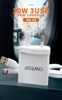 UK-05 30W 3USB Fast Charger