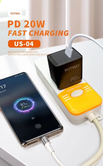 US-04 PD 20W Fast Charging Adapter