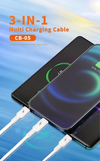 3-in-1 Multi Charging Cable (CB-05)