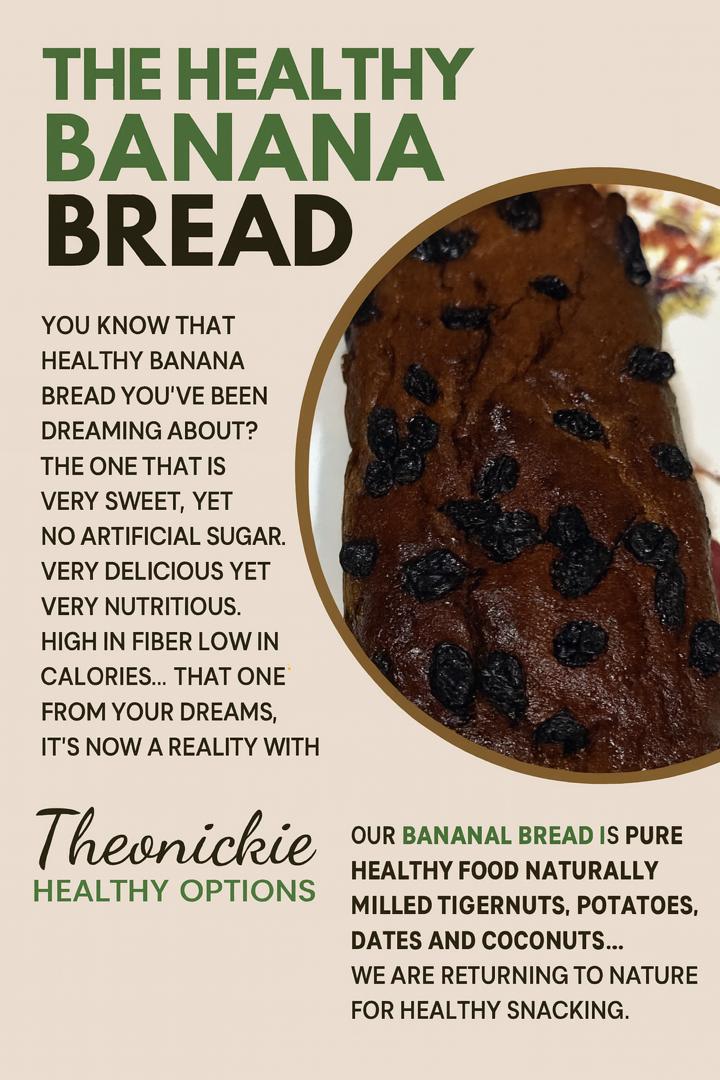 Healthy Banana Bread with Tigernuts and Dates
