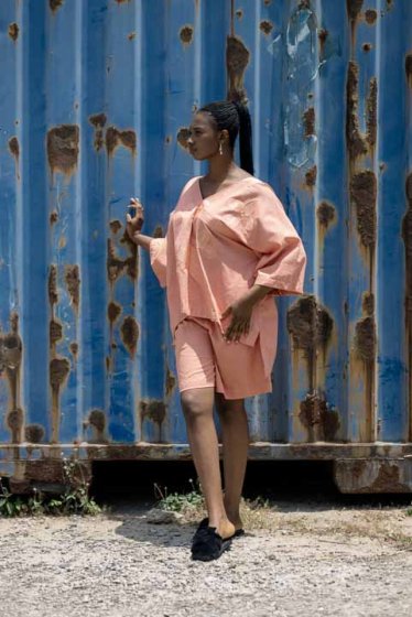 Embroidered V Buba Sokoto Shorts sets