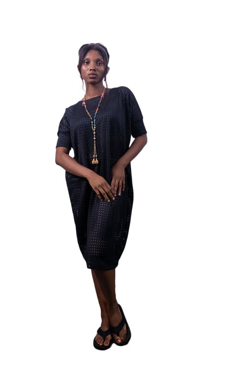 Polka dots midi Abaya